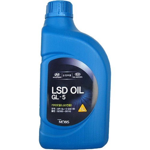Масло трансмиссионное минеральное LSD Oil 90, 1л 02100-00110 HYUNDAI/KIA Масло трансмиссионное минеральное LSD Oil 90, 1л 02100-00110 HYUNDAI/KIA