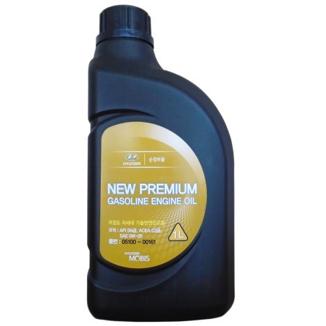 Масло моторное синтетическое NEW Premium Gasoline 0W-20, 1л 05100-00161 HYUNDAI/KIA Масло моторное синтетическое NEW Premium Gasoline 0W-20, 1л 05100-00161 HYUNDAI/KIA