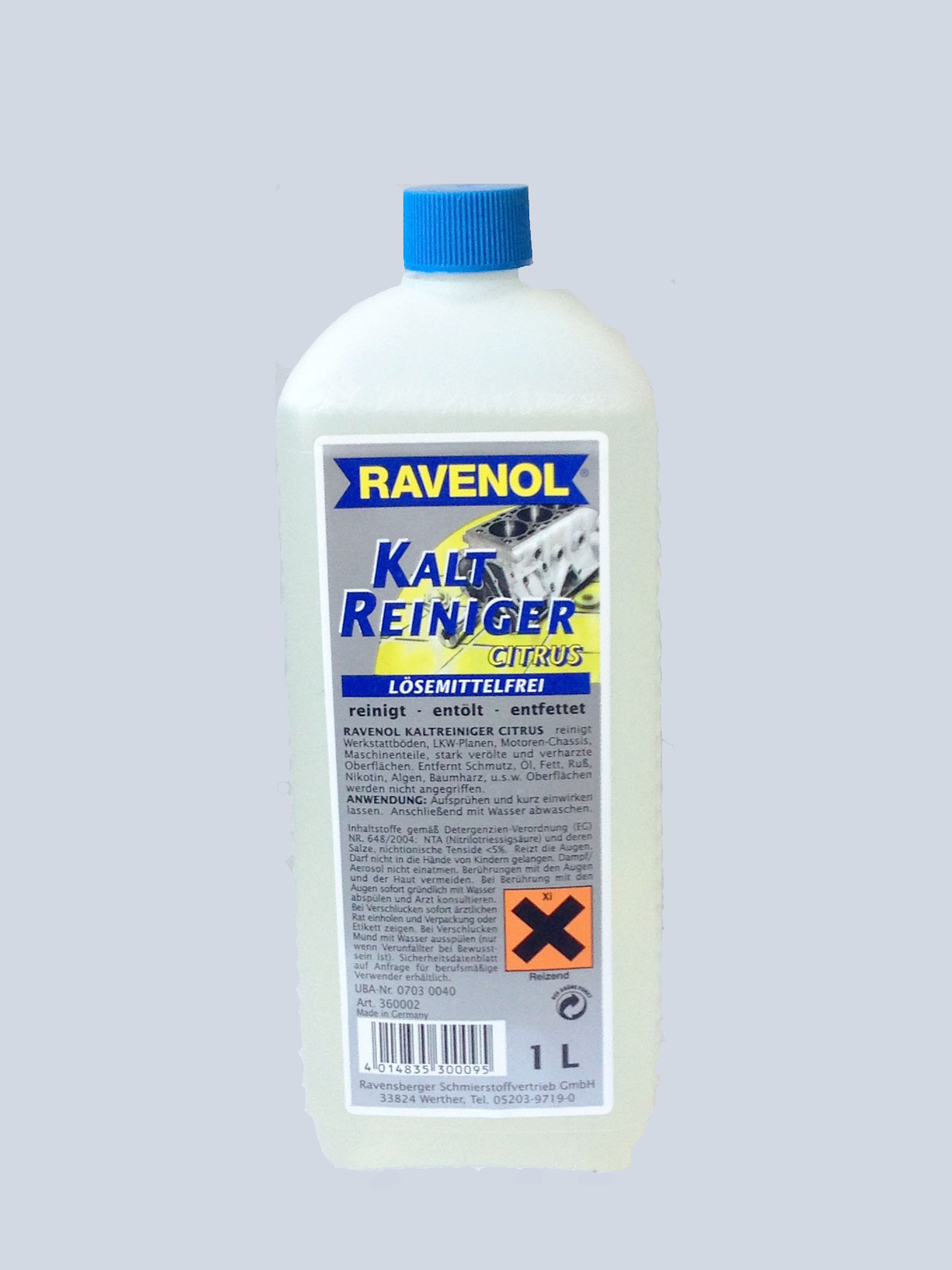 Средство для холодной наружной мойки двигателя Kaltreiniger losemittelfrei  ,1л RAVENOL | Арт. 4014835300095 - купить товары для авто в Киеве, выгодная  цена | Lia Motors