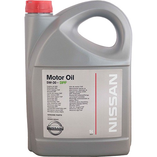 Масло моторное синтетическое Motor Oil DPF 5W-30, 5л KE900-90043 NISSAN Масло моторное синтетическое Motor Oil DPF 5W-30, 5л KE900-90043 NISSAN