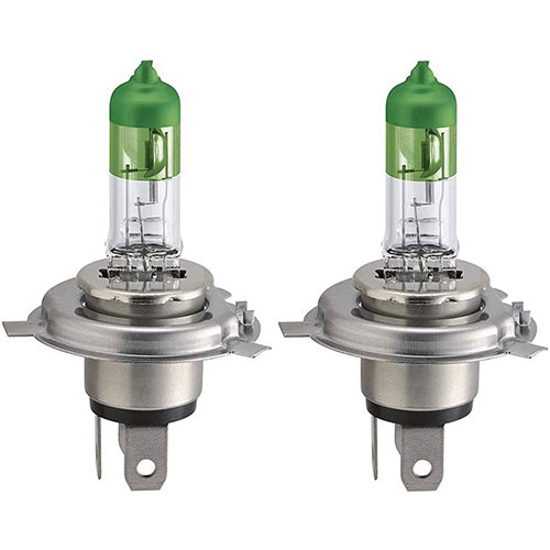 Автомобильные лампочки ColorVision Green H4 60/55W 12V (Комплект: 2шт.) 12342CVPGS2 PHILIPS