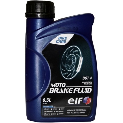 Жидкость тормозная DOT 5.1, Moto Brake Fluid, 0.5л 194977 ELF Жидкость тормозная DOT 5.1, Moto Brake Fluid, 0.5л 194977 ELF