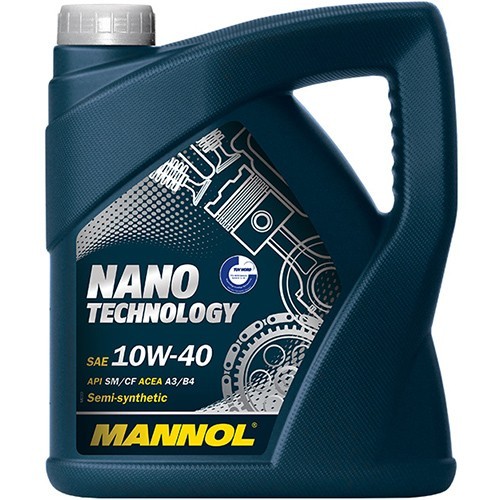 Nano technology sm 10w/40 (4л) mannol nn40257 (4036021402574)