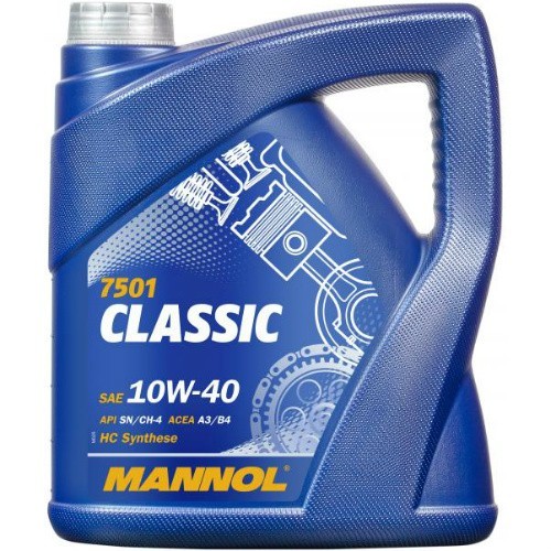 Масло моторное полусинтетическое Classic 10W-40, 4л 4036021404202 MANNOL Масло моторное полусинтетическое Classic 10W-40, 4л 4036021404202 MANNOL