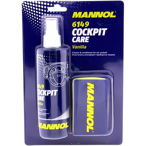 Очиститель-полироль приборной панели Cockpit Care Vanilla, 250мл 4036021996790 MANNOL Очиститель-полироль приборной панели Cockpit Care Vanilla, 250мл 4036021996790 MANNOL