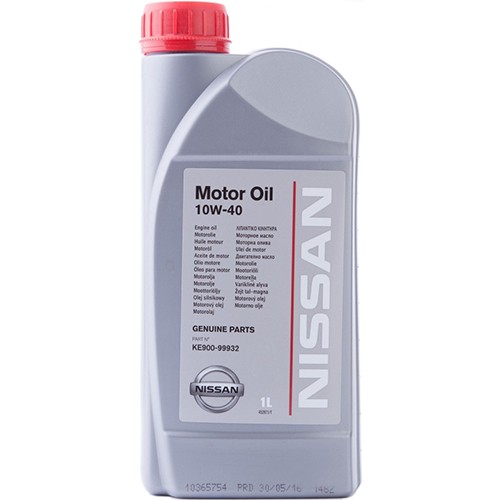 Масло моторное полусинтетическое Motor Oil 10W-40, 1л KE900-99932 NISSAN Масло моторное полусинтетическое Motor Oil 10W-40, 1л KE900-99932 NISSAN