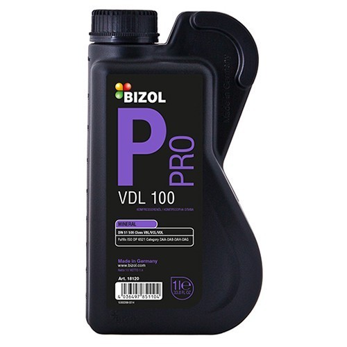 Компрессорное масло - Bizol Pro VDL 100 Compressor Oil, 1л B18120 BIZOL Компрессорное масло - Bizol Pro VDL 100 Compressor Oil, 1л B18120 BIZOL