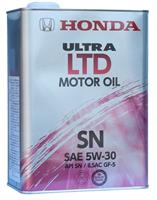 Масло моторное полусинтетическое Ultra LTD-SN 5W-30, 4л 08218-99974 HONDA Масло моторное полусинтетическое Ultra LTD-SN 5W-30, 4л 08218-99974 HONDA