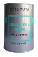 Масло трансмиссионное синтетическое Gear Oil Super 75W-90, 1л 08885-02106 TOYOTA Масло трансмиссионное синтетическое Gear Oil Super 75W-90, 1л 08885-02106 TOYOTA
