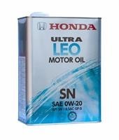 Масло моторное синтетическое Ultra LEO-SN 0W-20, 4л 08217-99974 HONDA Масло моторное синтетическое Ultra LEO-SN 0W-20, 4л 08217-99974 HONDA