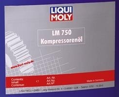 Синтетическое компрессорное масло LM 750 Kompressorenoil 40, 5л 4414 LIQUI MOLY Синтетическое компрессорное масло LM 750 Kompressorenoil 40, 5л 4414 LIQUI MOLY