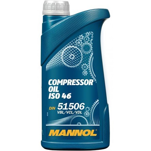 Масло компрессорное ISO 46, 1л Compressor oil ISO 46 1L MANNOL Масло компрессорное ISO 46, 1л Compressor oil ISO 46 1L MANNOL